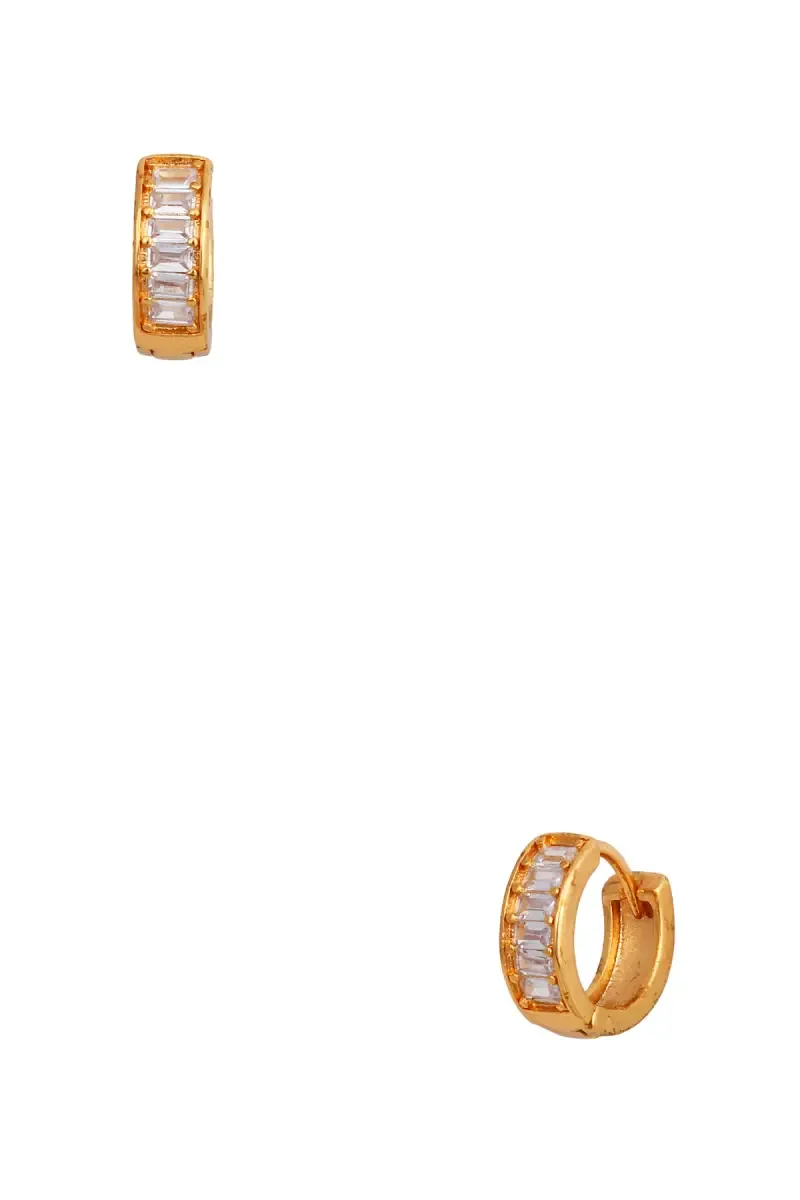 Gold Plated Hoop Earrings for Women