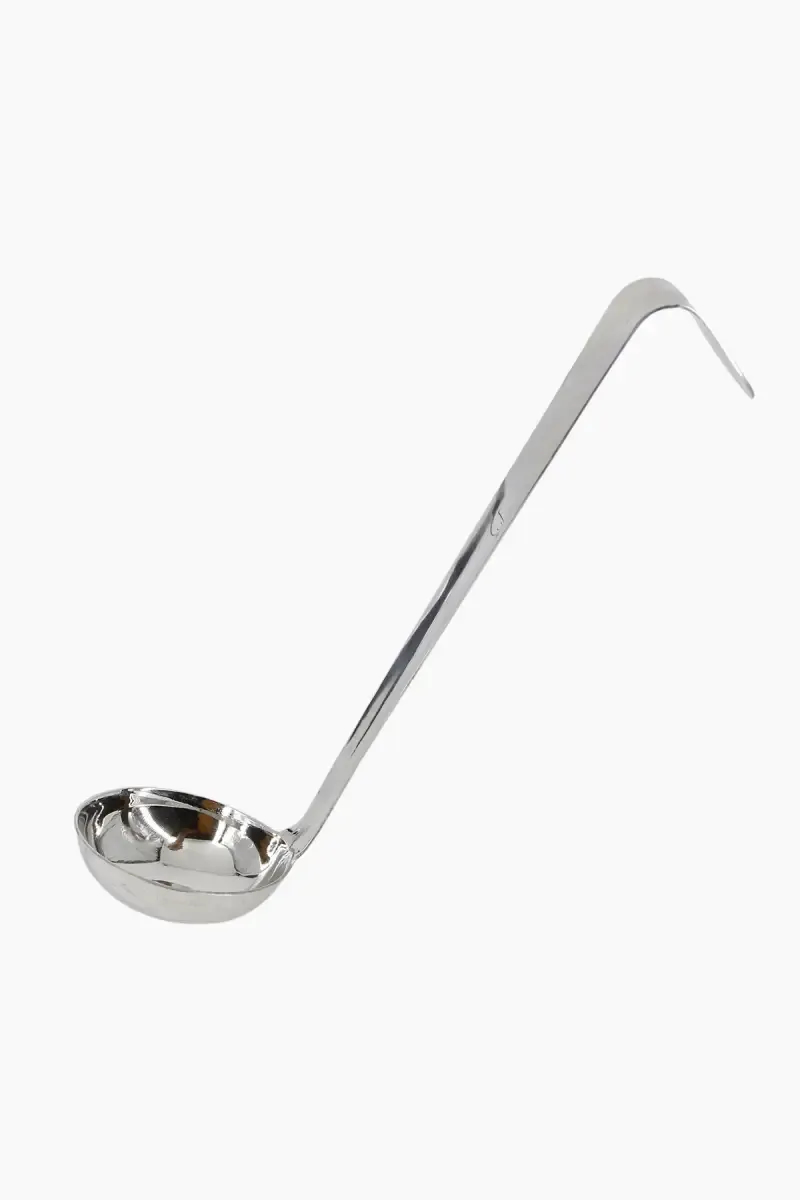 Stainless Steel Oil Ladle, Silver - 16 cm