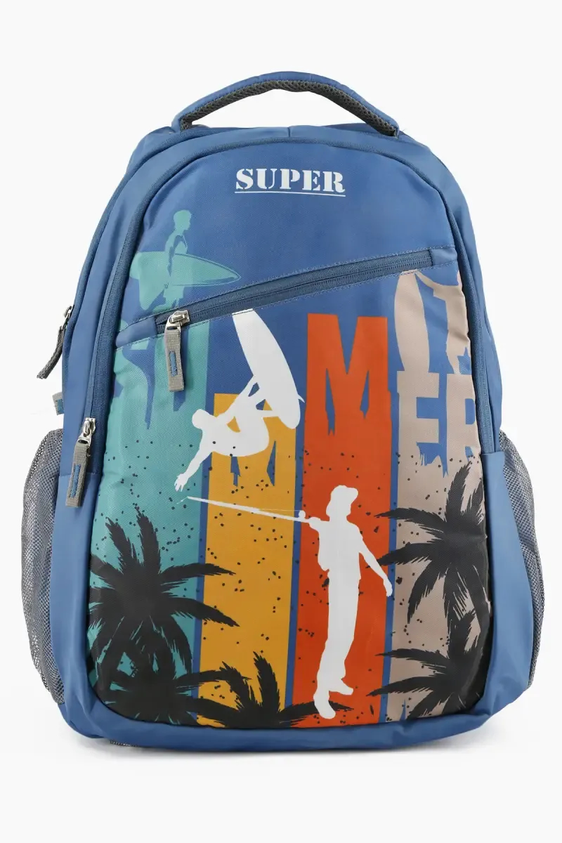 Polyester Printed School Bag for Unisex