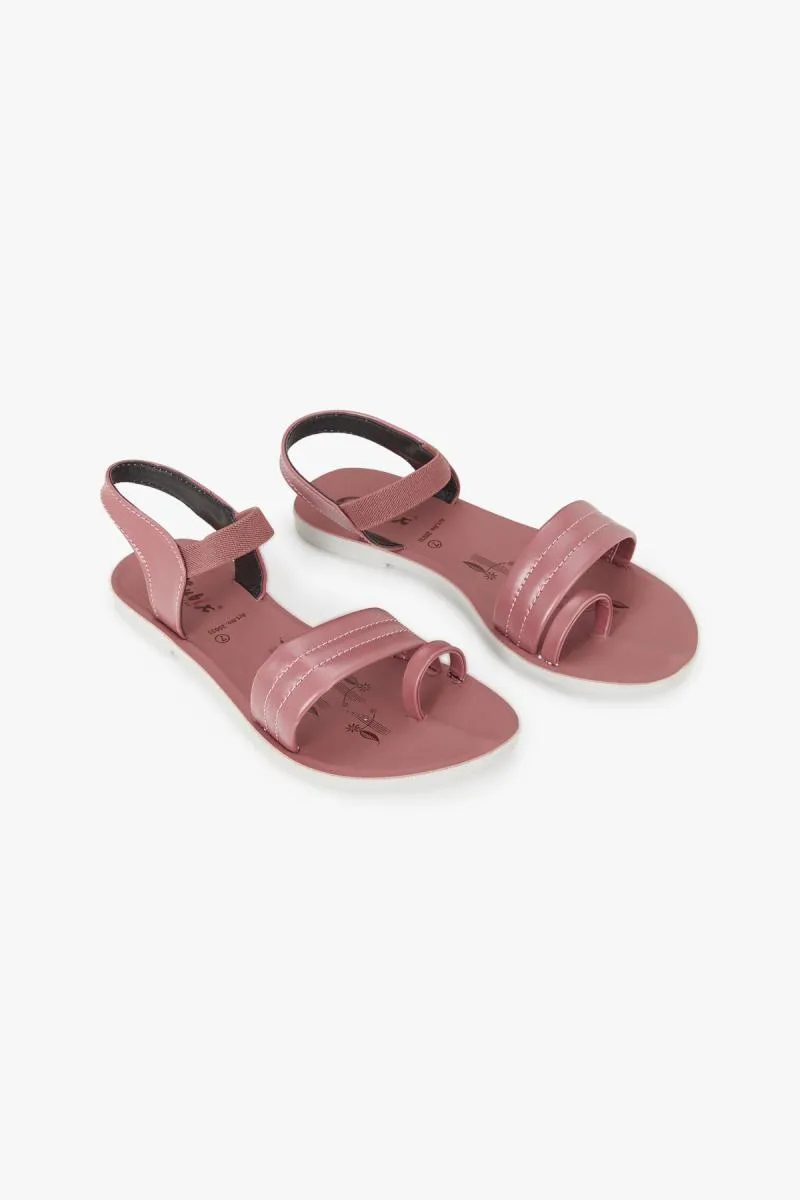 Women's Solid Backstrap Sandals 