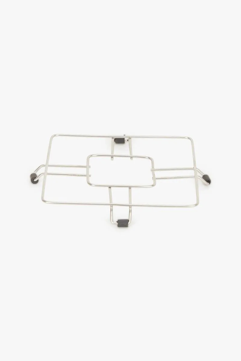 Stainless Steel Hot Pot Stand, Silver - 16 Cm