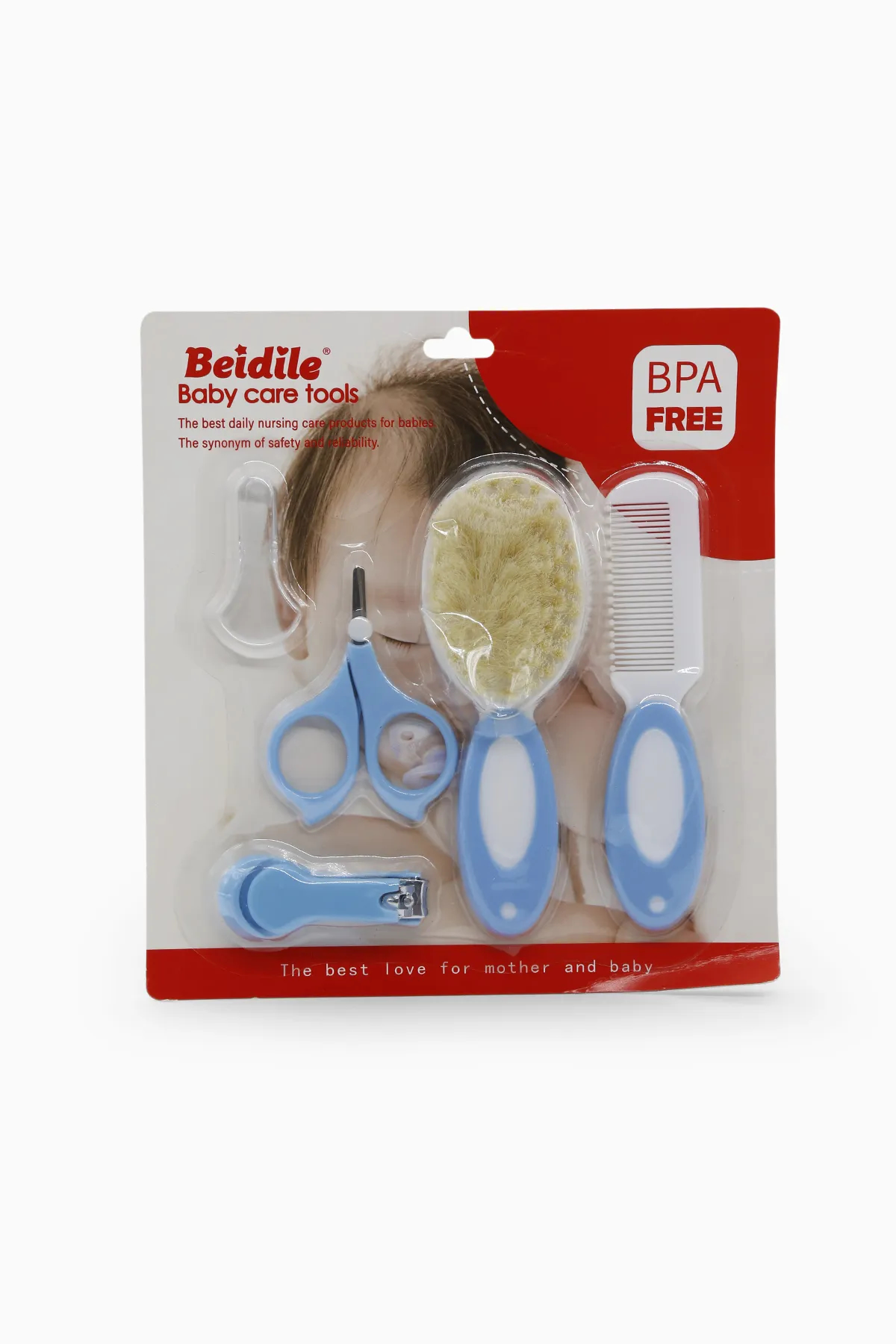  Mommas Baby Care Grooming Tools (Blue) - 5 Piece