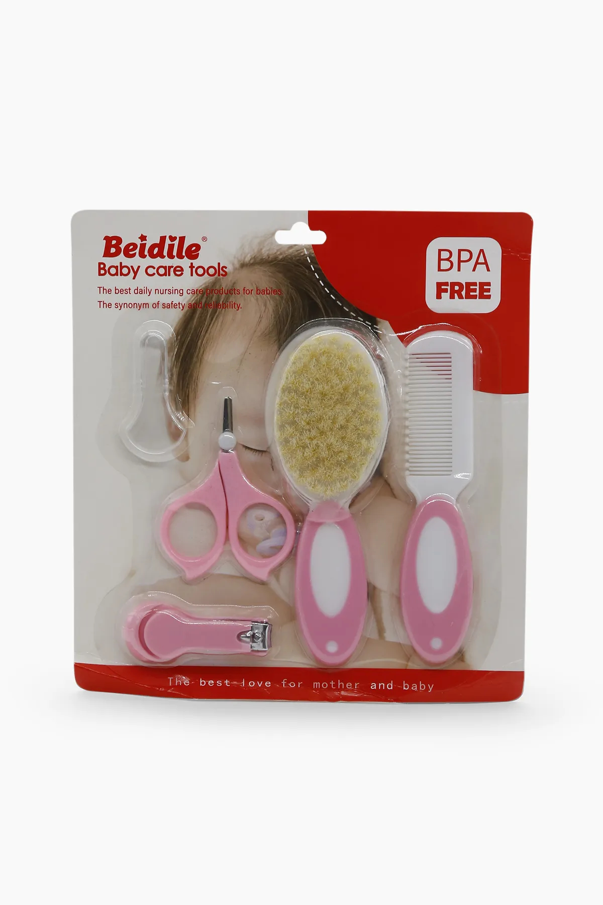  Mommas Baby Care Grooming Tools (Pink) - 5 Piece