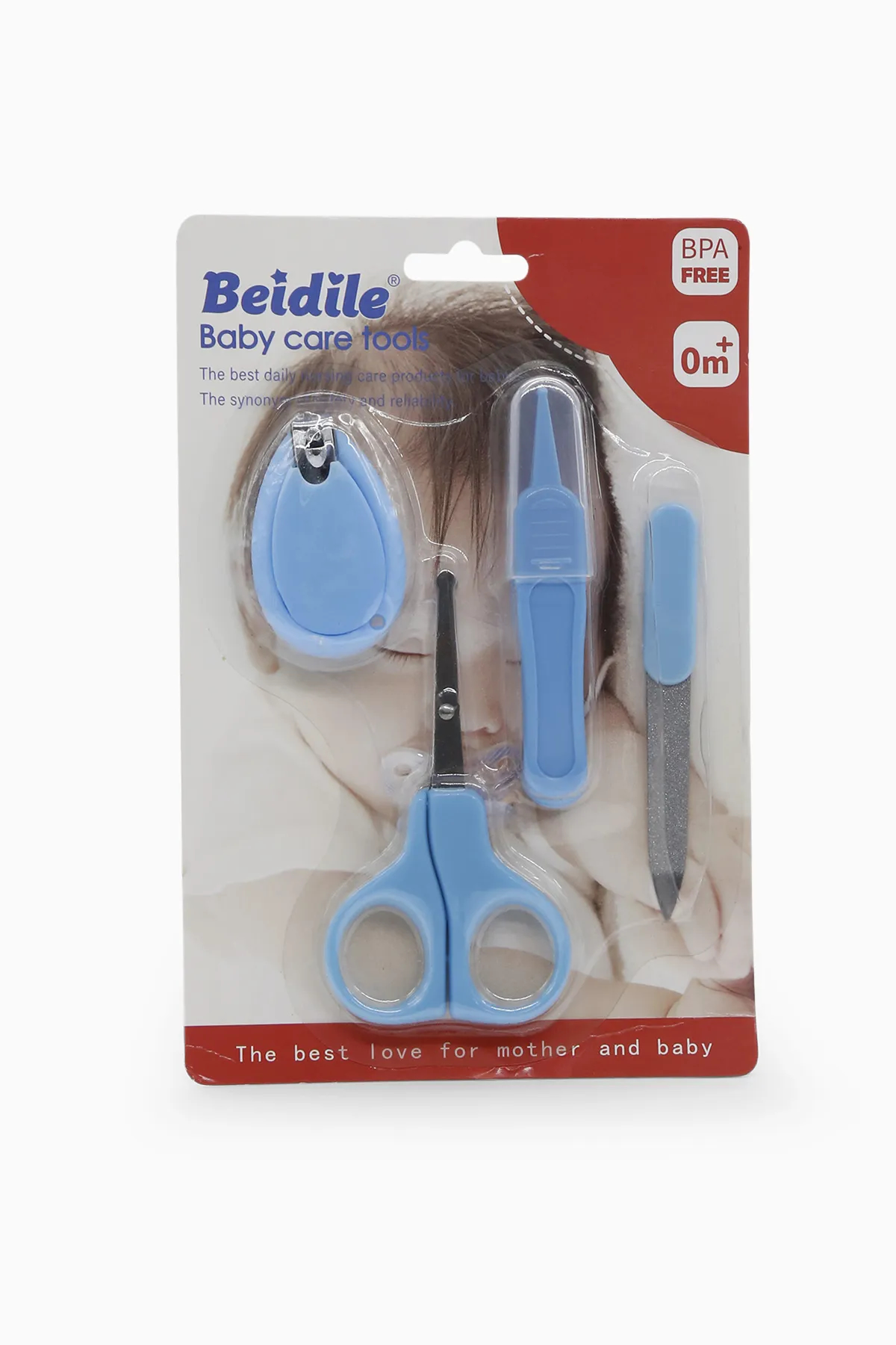 Mommas Baby Nail Care Tool Kit (Blue)- 4 Piece