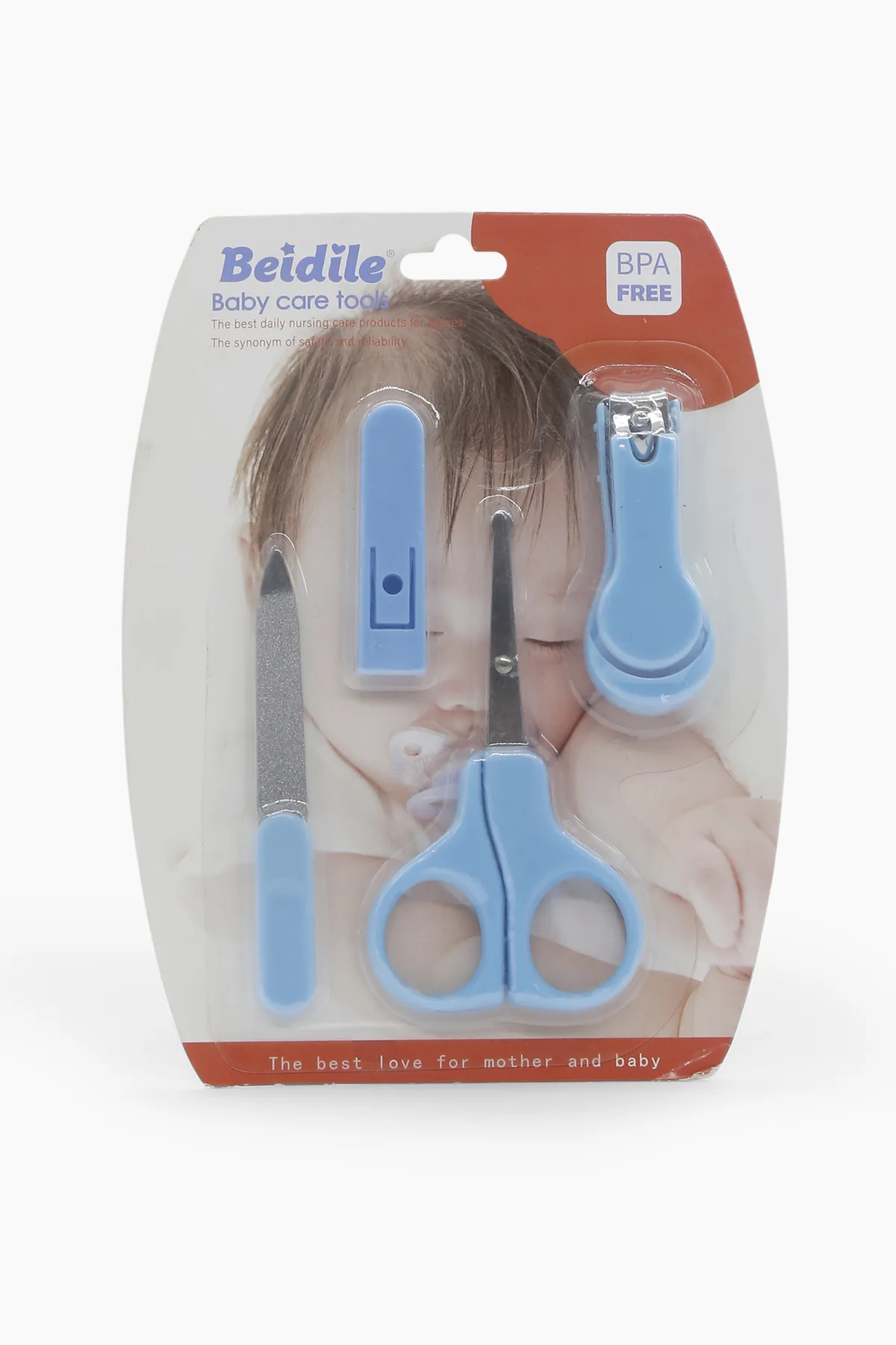 Mommas Baby Nail Care Tool Kit (Blue)- 4 Piece