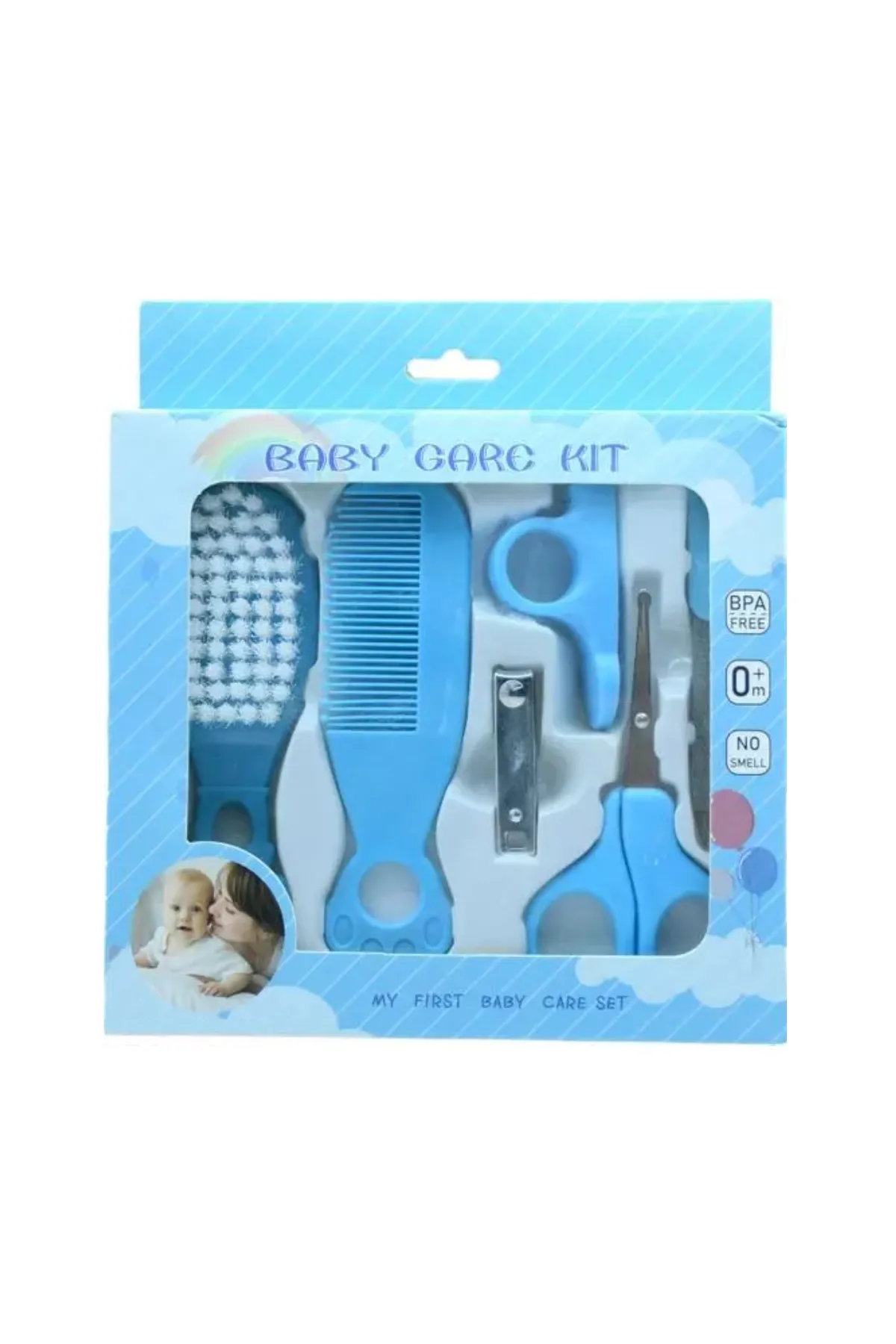 Mommas Baby Grooming Kit Pack (Blue) - 6Pcs
