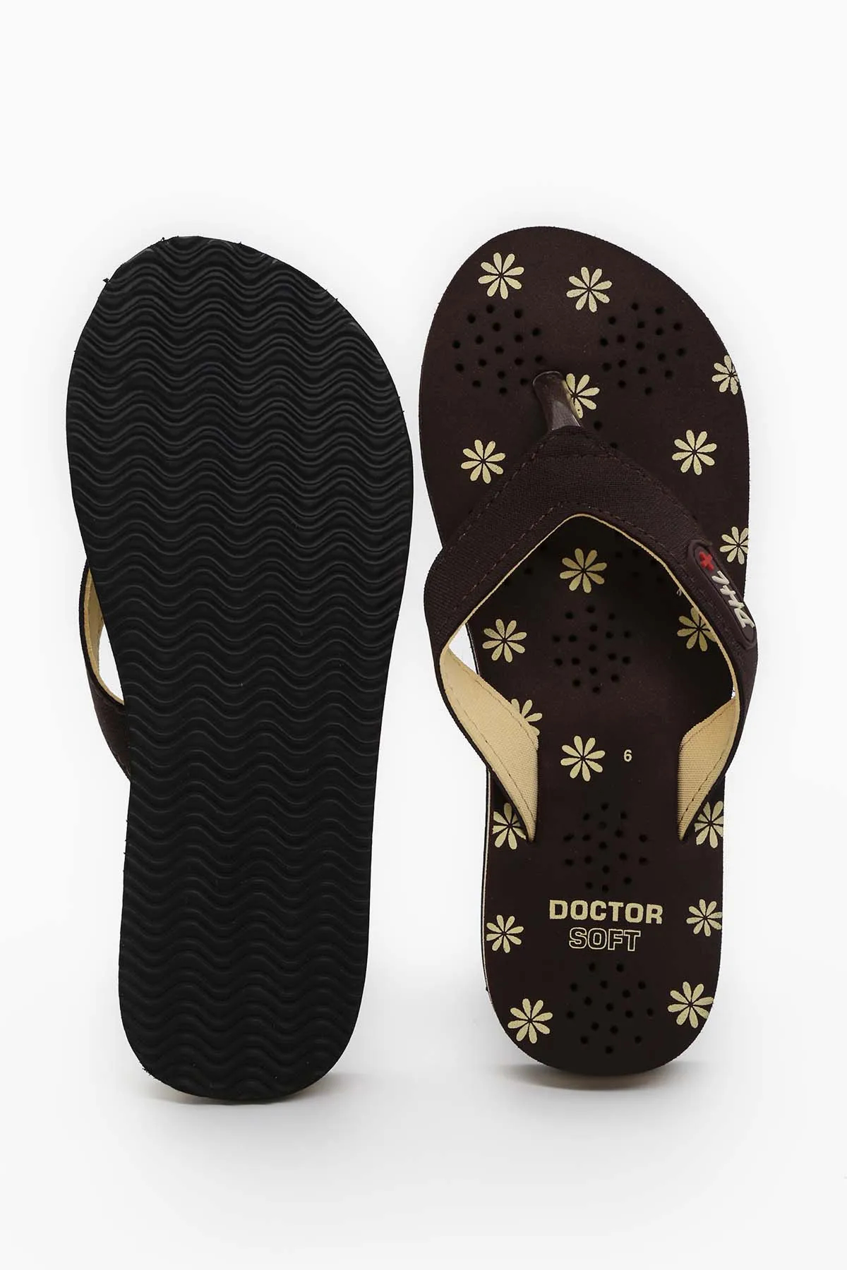 Floral Printed Soft Doctor Slippers for Women