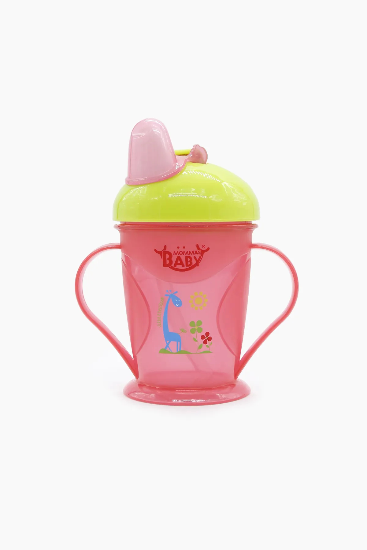 Mommas New Born Baby Sippy Cup (Pink)- 200ml 
