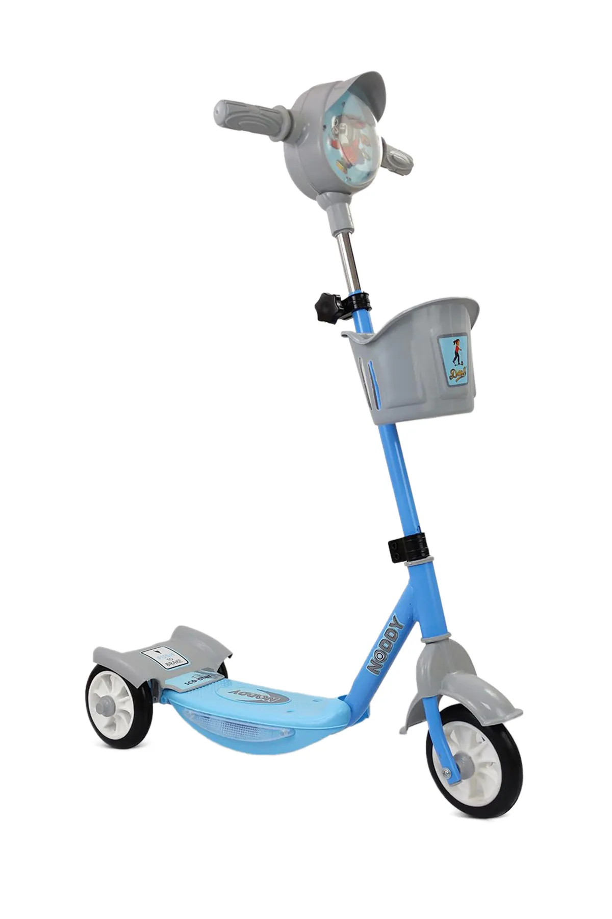 Dash Kids Scooter with Storage Basket (Blue) - Pack of 1