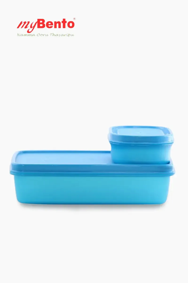 MyBento Plastic Bi Compact Lunch Box - 985ml