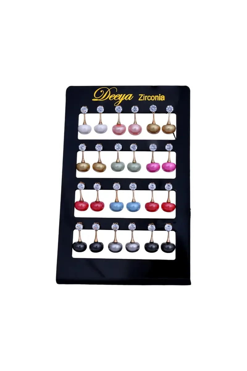 Unique 12 Pairs of Drop Earrings Set for Girls & Women