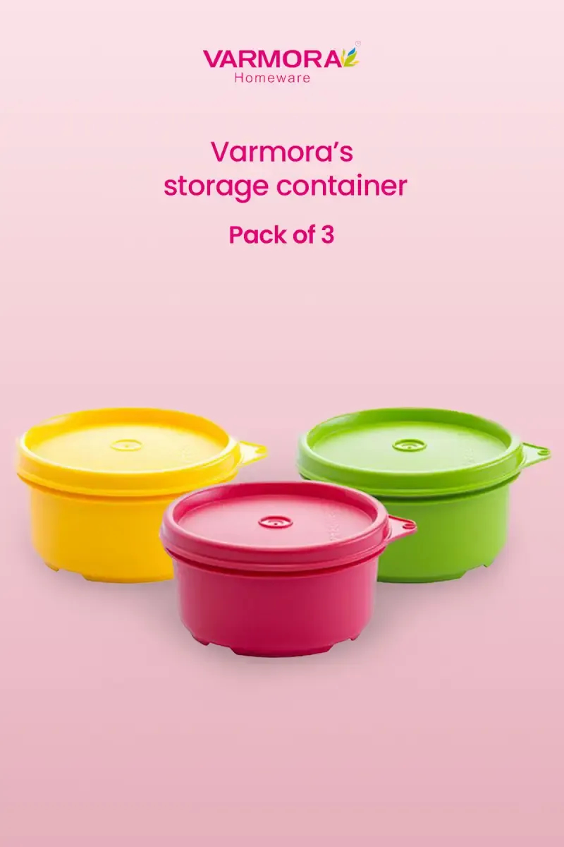 Varmora Plastic Magnum Bowl Container Set - 230ml