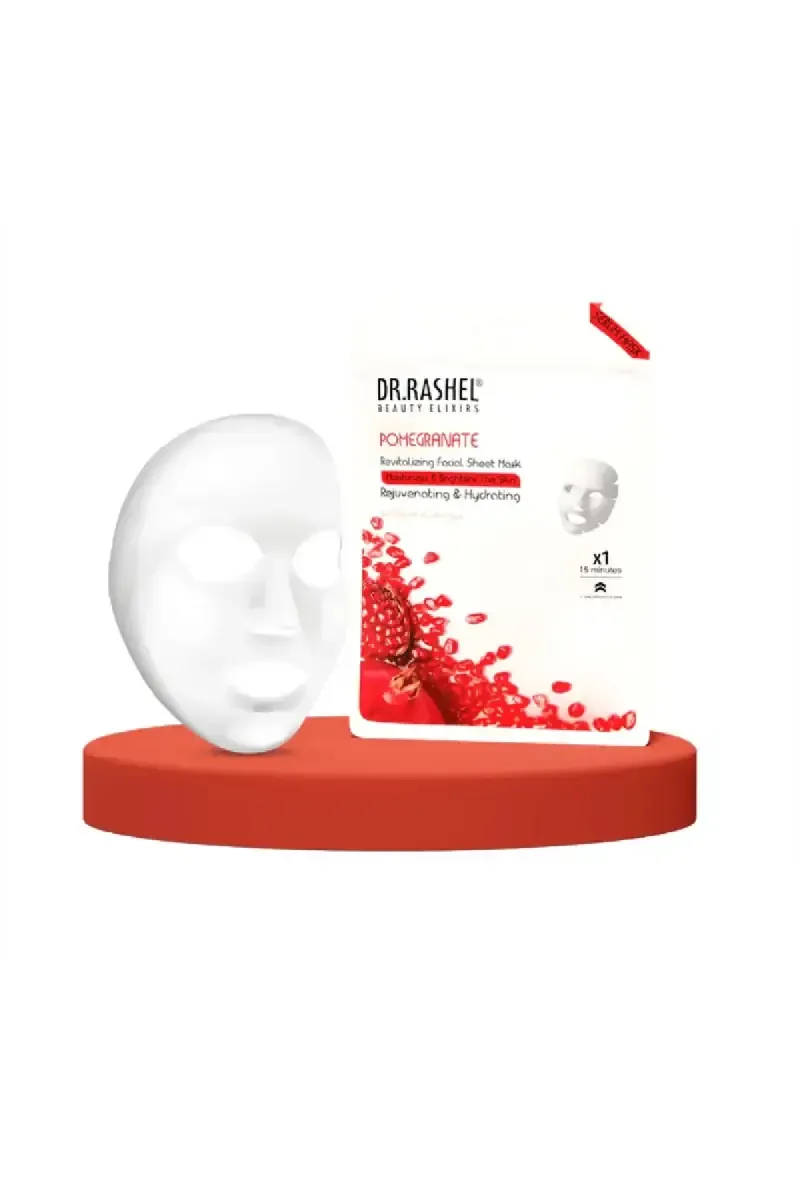 DR.RASHEL Pomegranate Sheet Face Mask with Serum- 20g