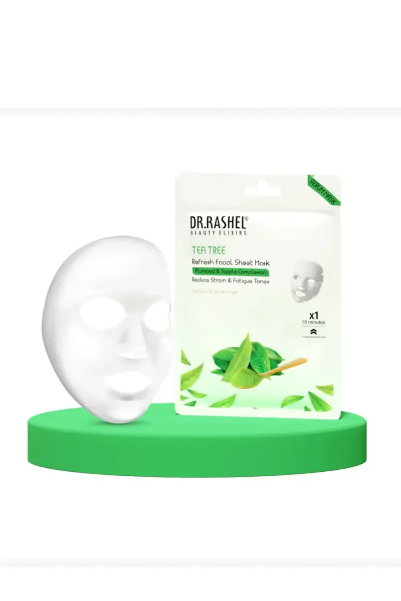 DR.RASHEL Tea Tree Sheet Face Mask with Serum- 20g
