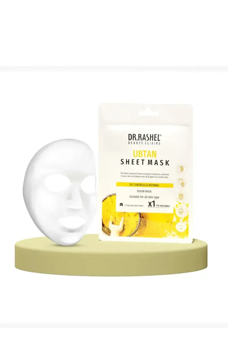 DR.RASHEL Ubtan Sheet Mask with Serum- 20g