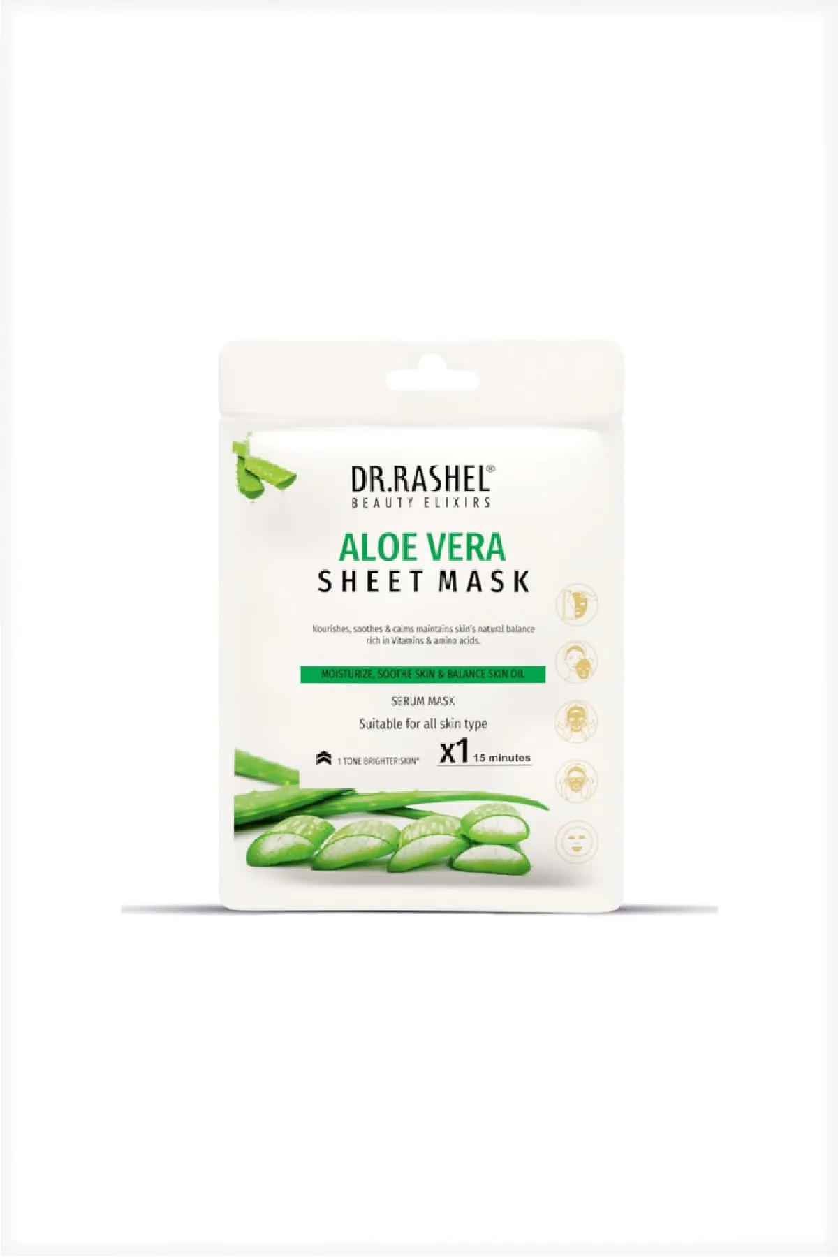 DR.RASHEL Aloe Vera Facial Sheet Mask with Serum - 20g