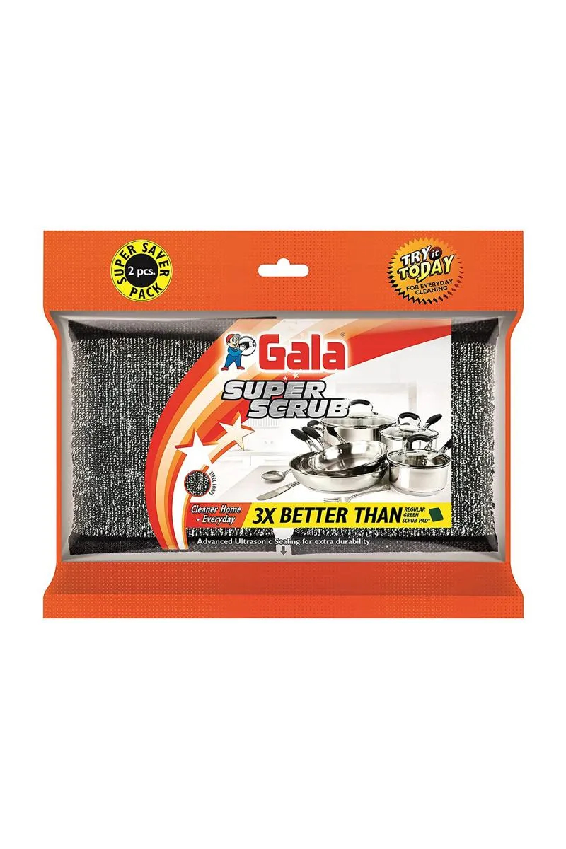 Gala Stainless Steel Super Scrub, 2pc - Pack of 1