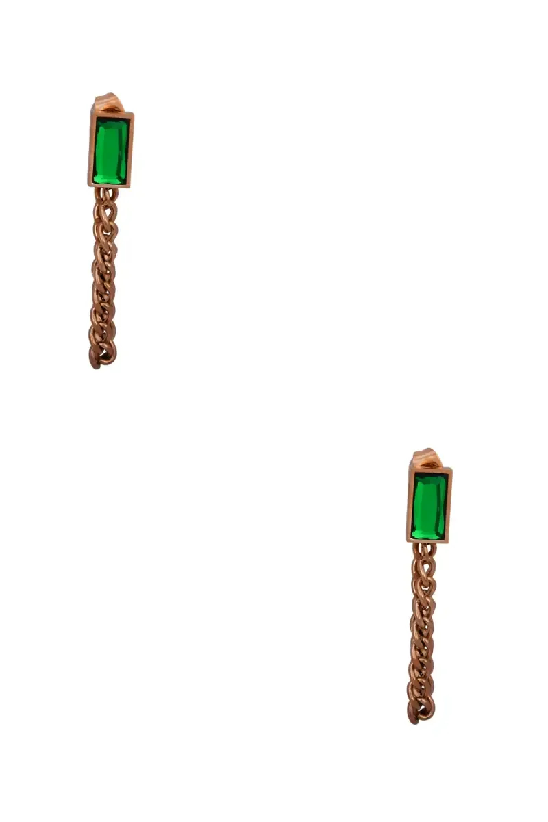 Elegant Gold Chain Dangle Earrings for Girls & Women