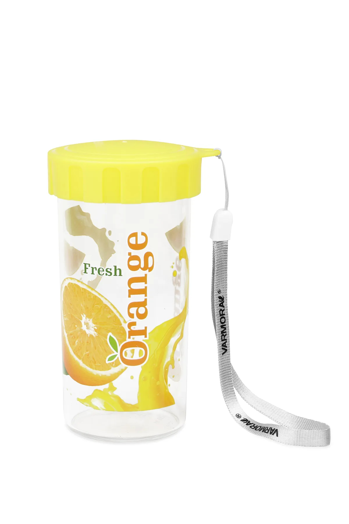 Varmora Plastic Printed Sparkle Buddy Leak Proof Juice Bottle - 350 ML