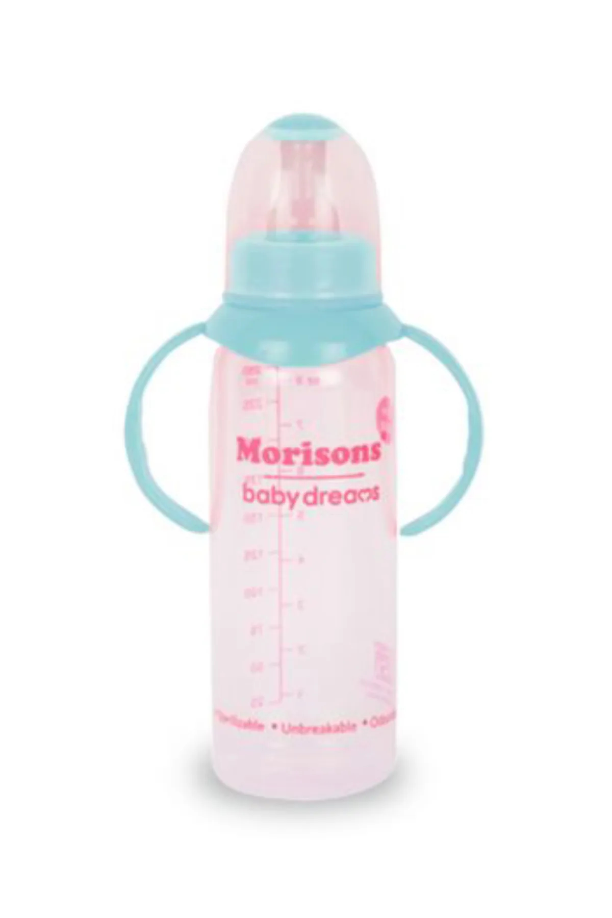 Morisons Feeding Bottle (Green)- 250 ml