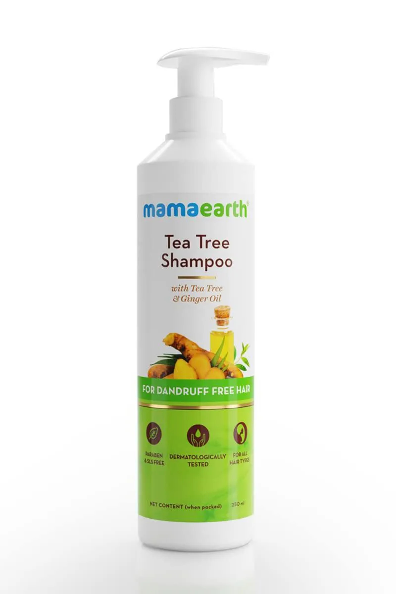 Mamaearth Tea Tree Shampoo for Dandruff Free Hair - 250ml