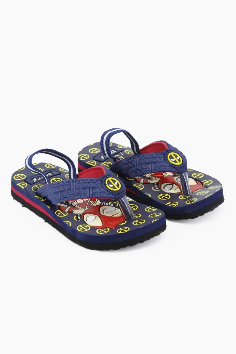 Cartoon Printed Casual Flip-Flops for Kids