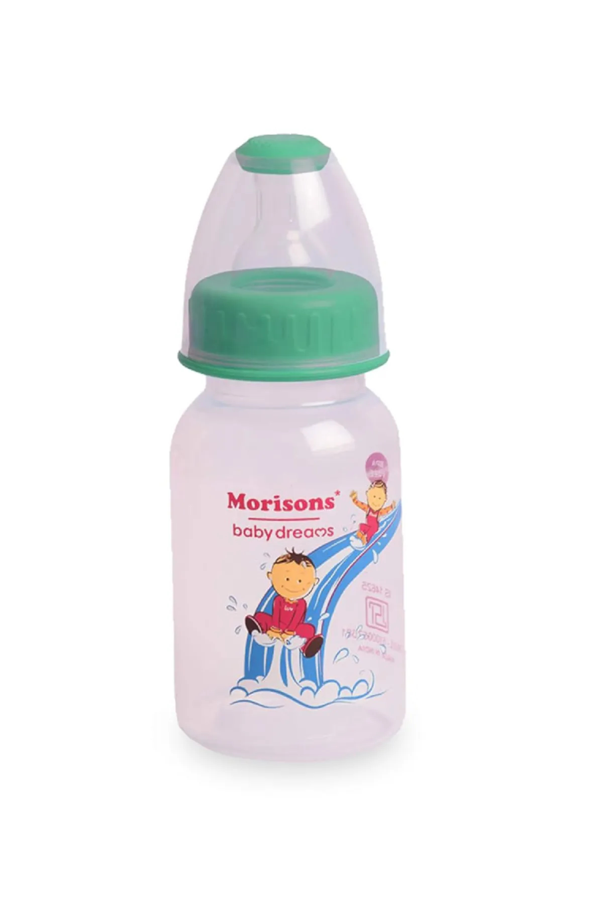 Morisons feeding bottle (Green)- 125 ml