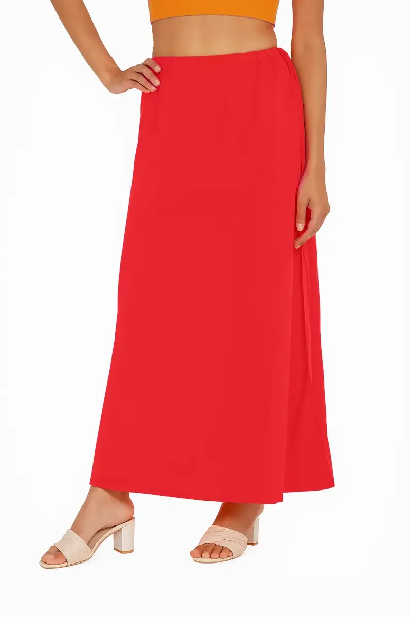 Cotton Solid Inskirt for Women 