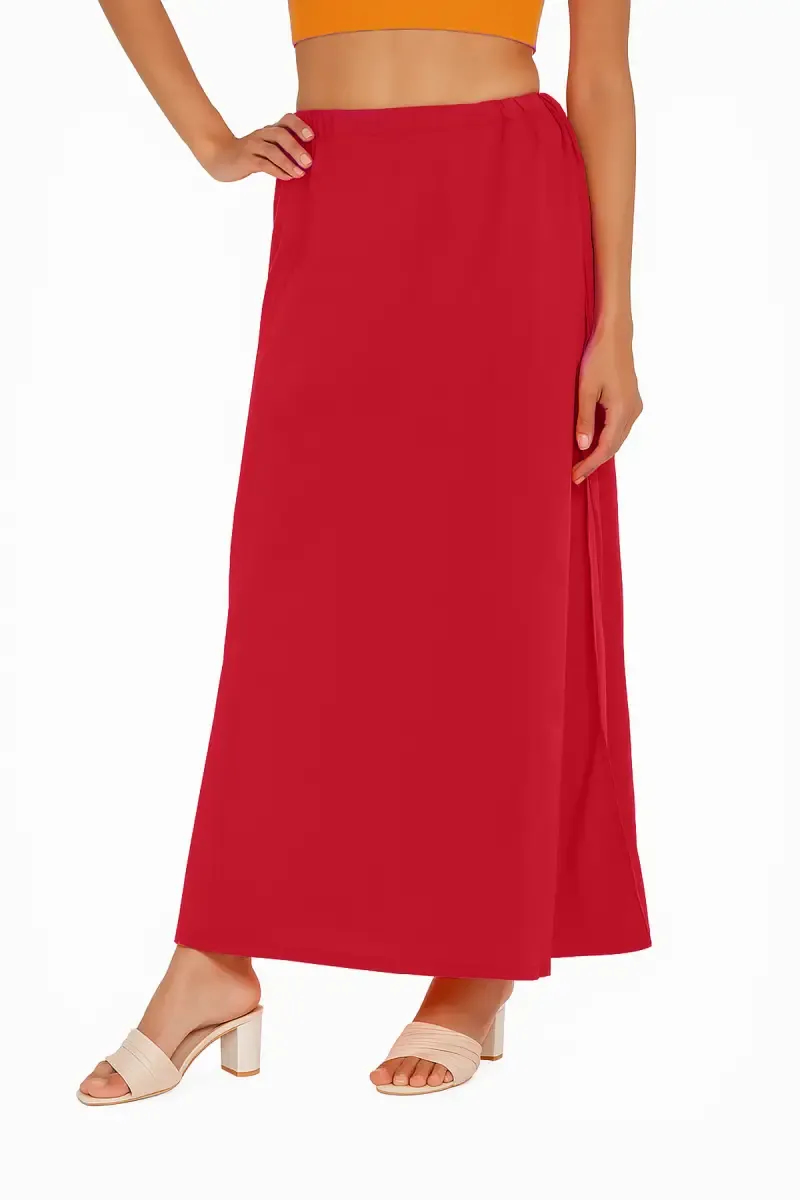Cotton Solid Inskirt for Women 