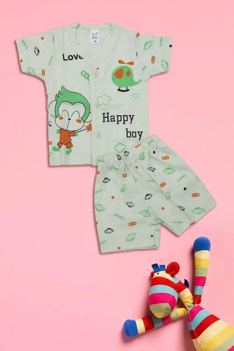 Printed Shirt with Shorts for Just Born