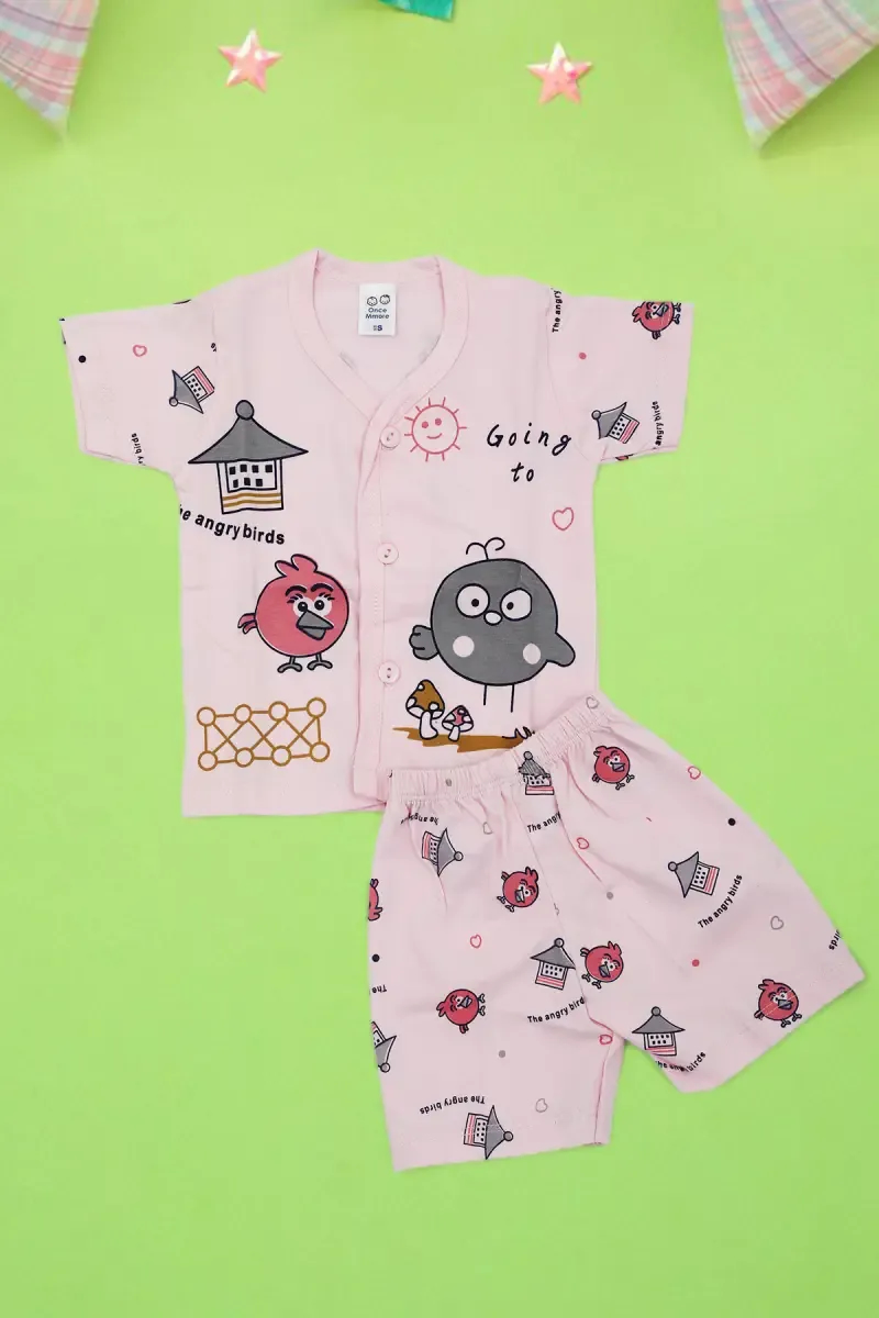 Cotton Shirt with Shorts for Just Born