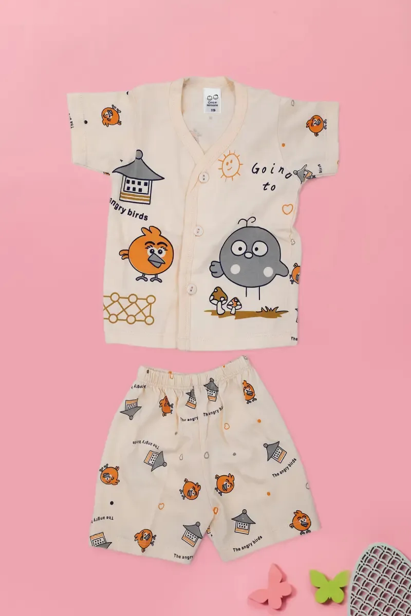 Cotton Shirt with Shorts for Just Born