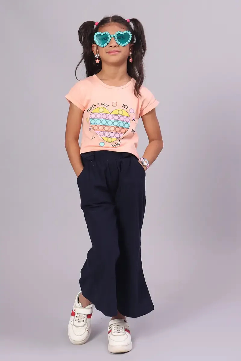 Cotton Printed T-Shirt for Girl (3-16 Yrs)
