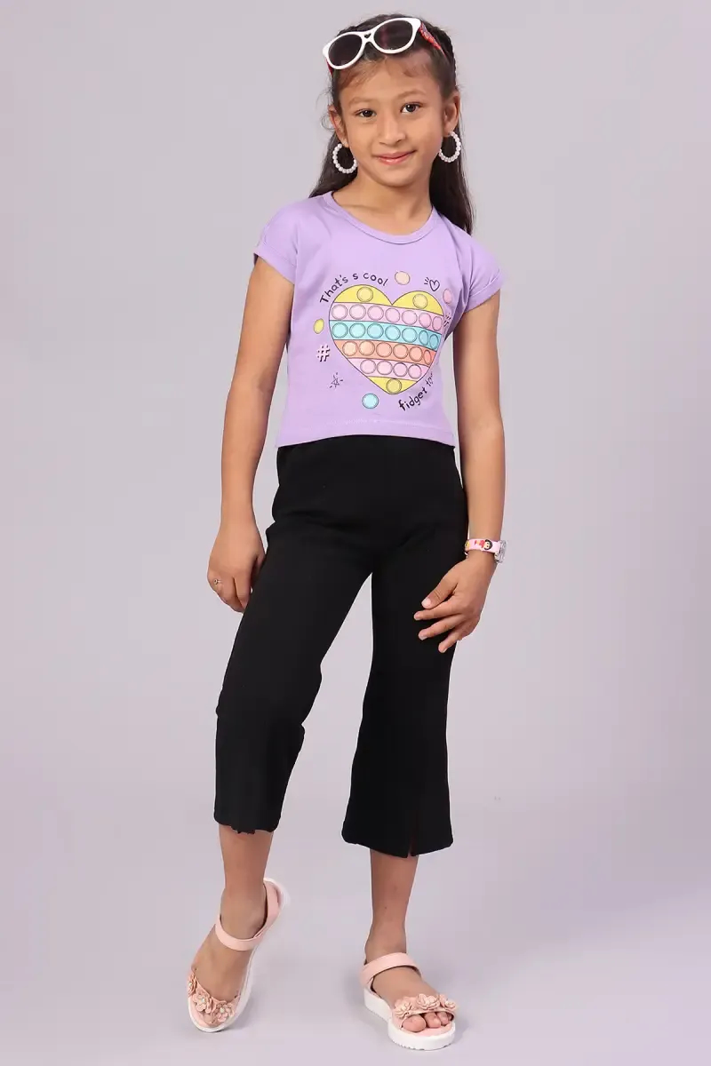 Cotton Printed T-Shirt for Girl (3-16 Yrs)
