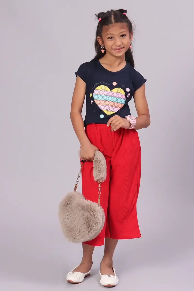 Cotton Printed T-Shirt for Girl (3-16 Yrs)