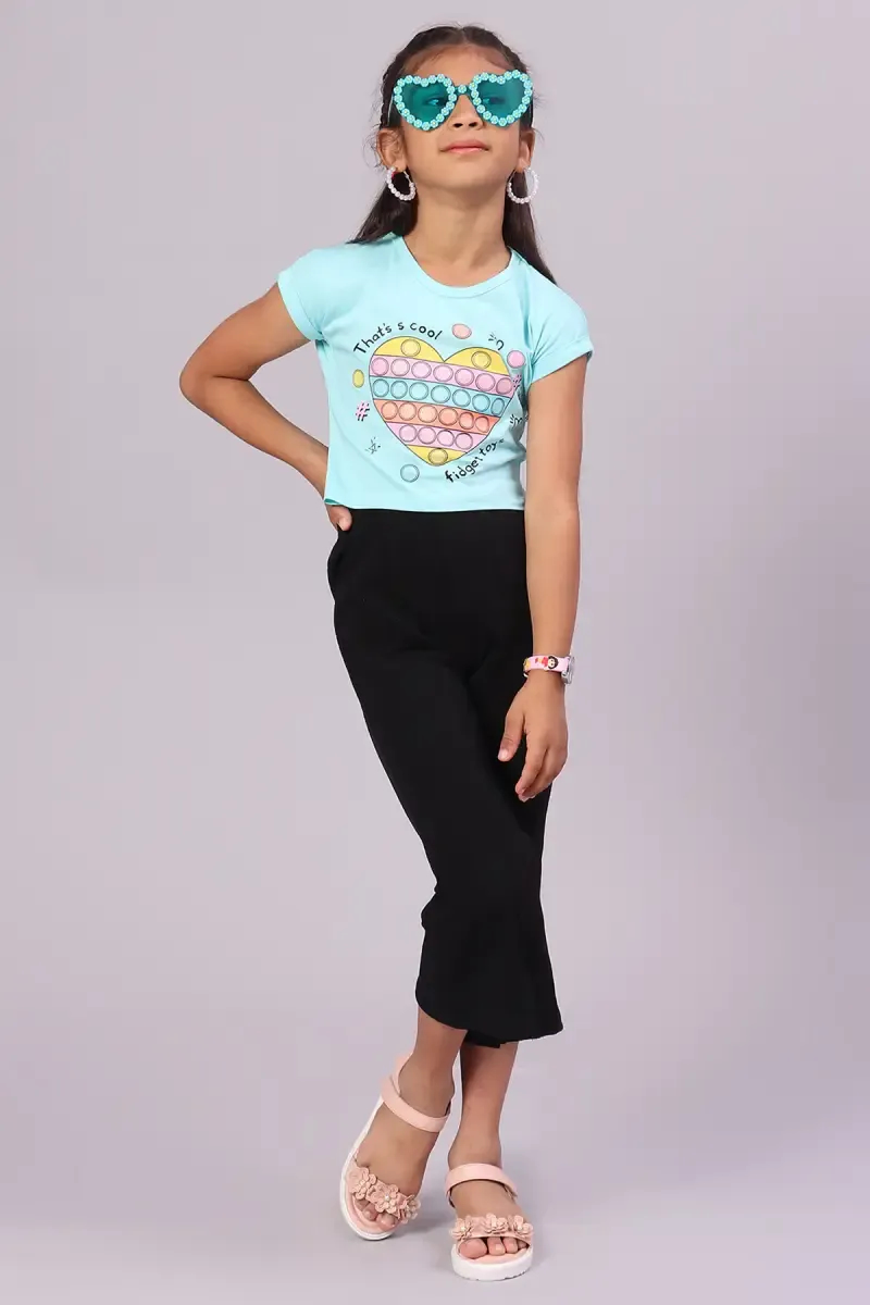 Cotton Printed T-Shirt for Girl (3-16 Yrs)
