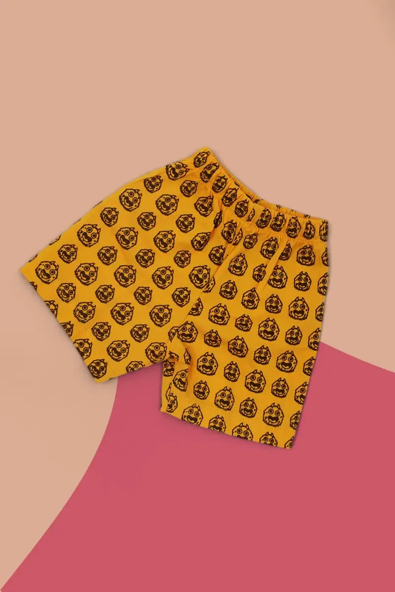 Just Born Cotton Printed Shorts 