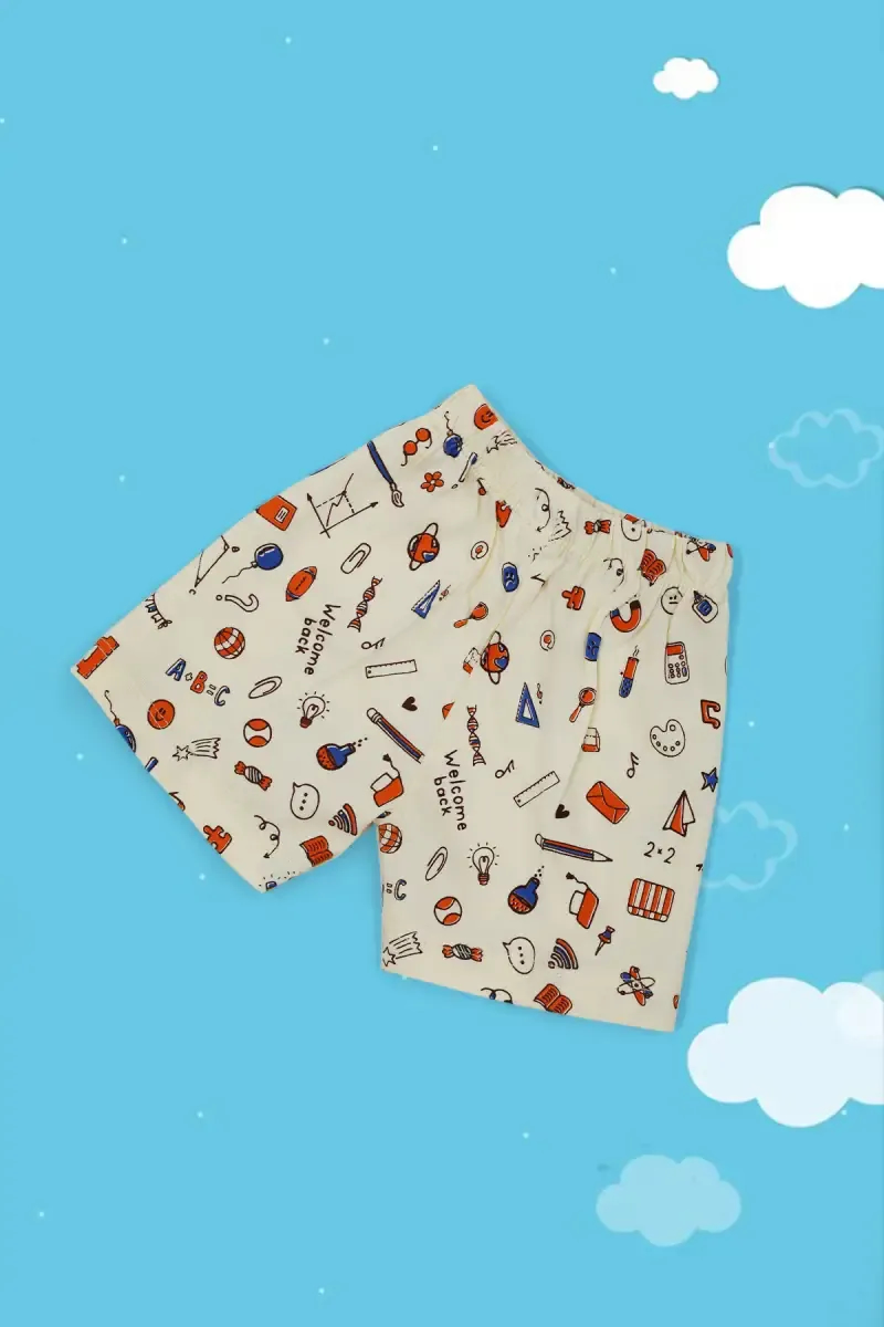 Cotton Printed Shorts for Just Born 