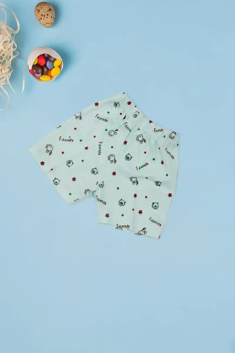 Cotton Printed Shorts for Just Born 