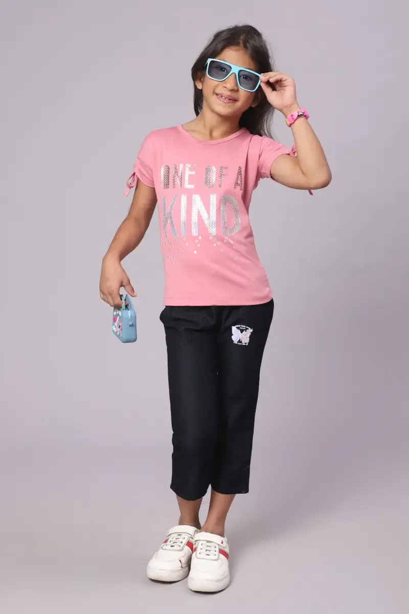 Cotton Blend Printed T-Shirt for Girl ( 3 - 12 Yrs)