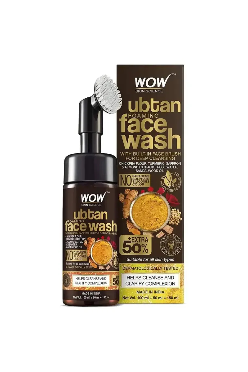 Wow Ubtan Foaming Face Wash - 150ml