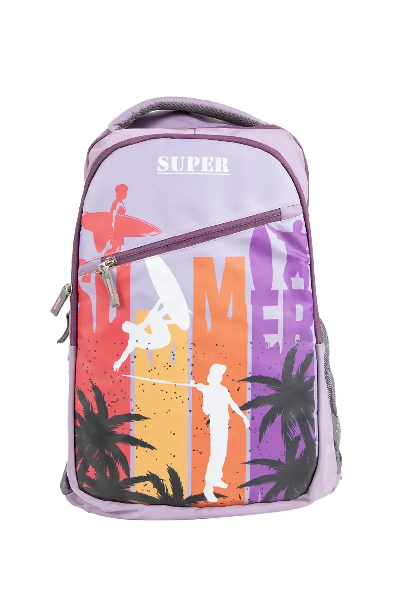 Polyester Printed School Bag for Unisex