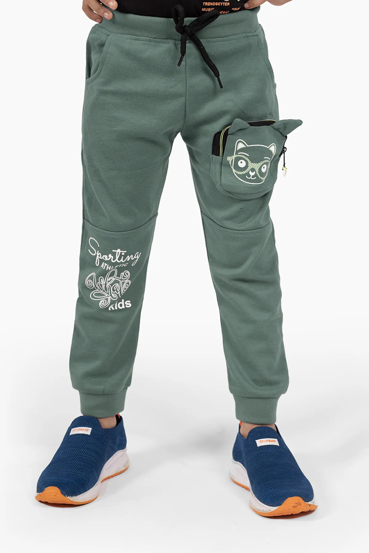 Polycotton Printed Track Pant for Boy