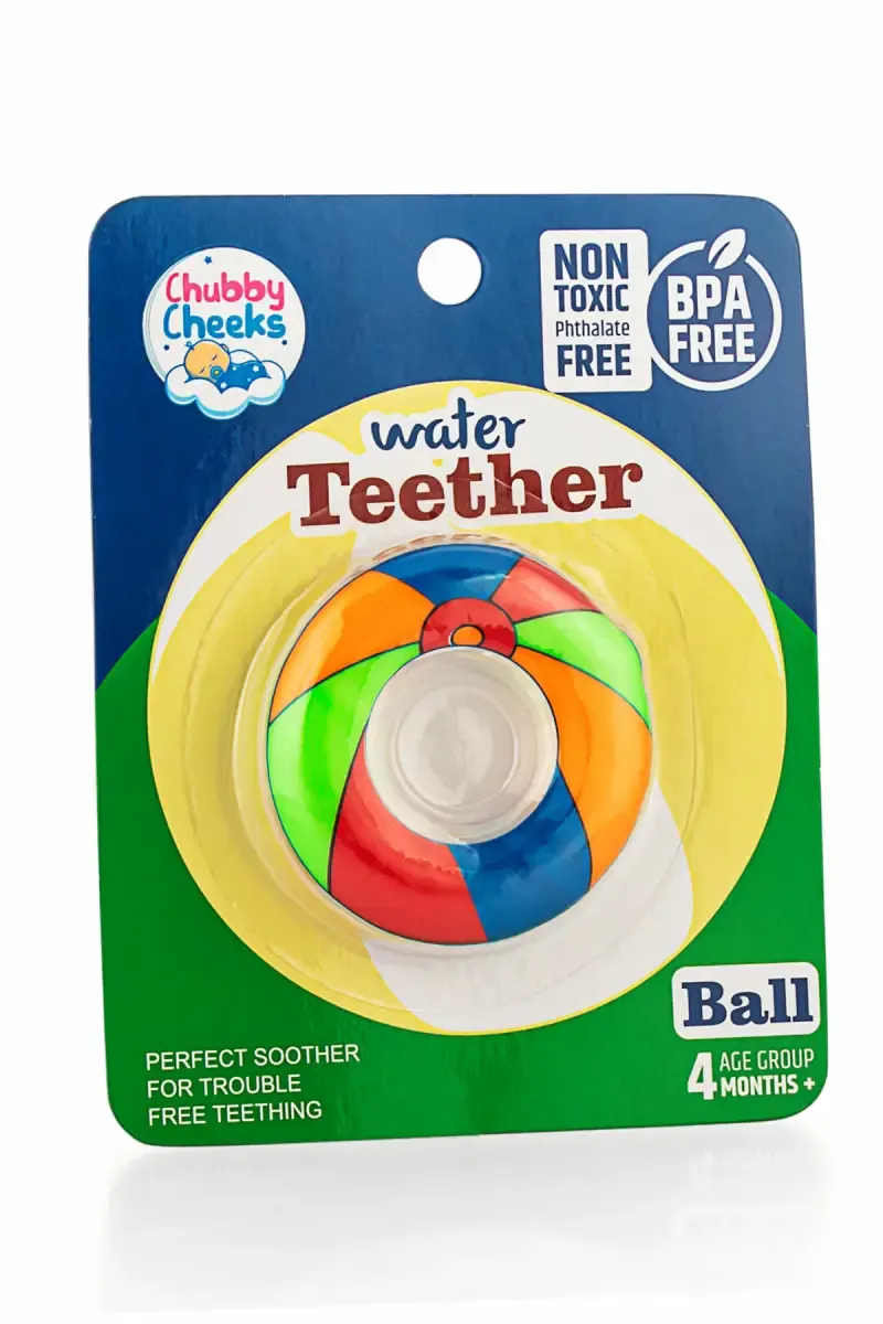 Sunny Chubby Cheeks Ball Shaped Water Teether for Babies	