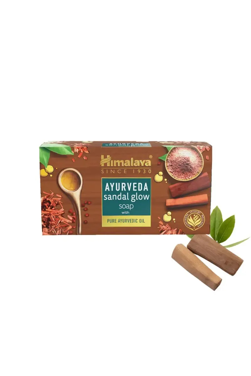 Ayurveda Sandal Soap For Glow Skin - 125 g