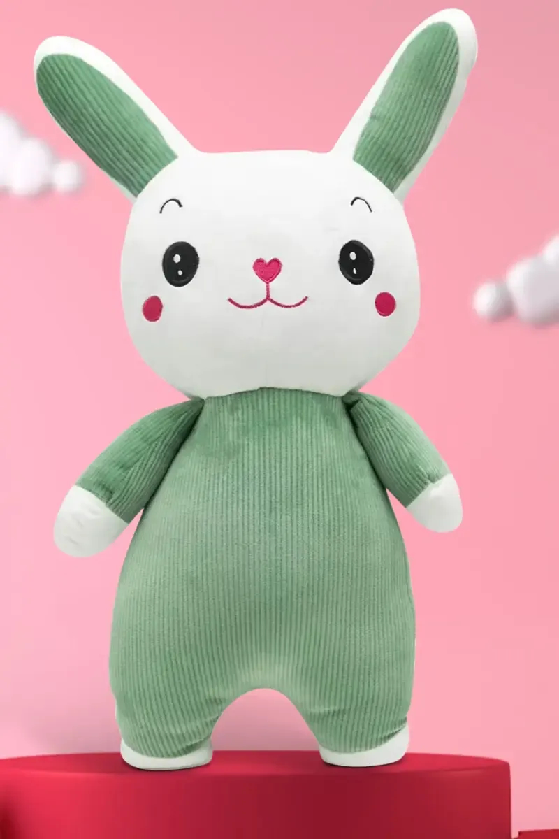 Super Soft Fabric Jumpy Bunny Soft Toy (Design May vary)