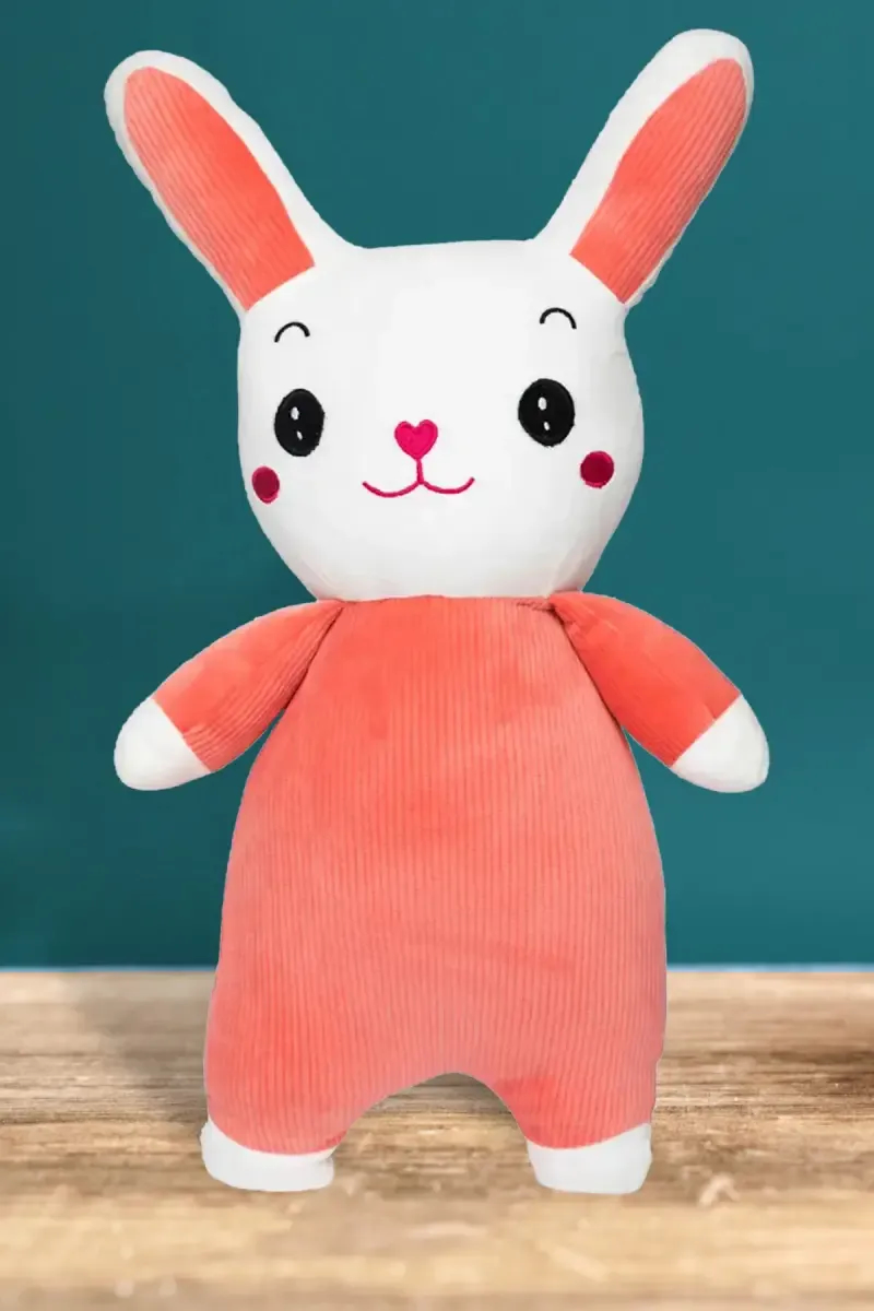 Super Soft Fabric Jumpy Bunny Soft Toy (Design May vary)
