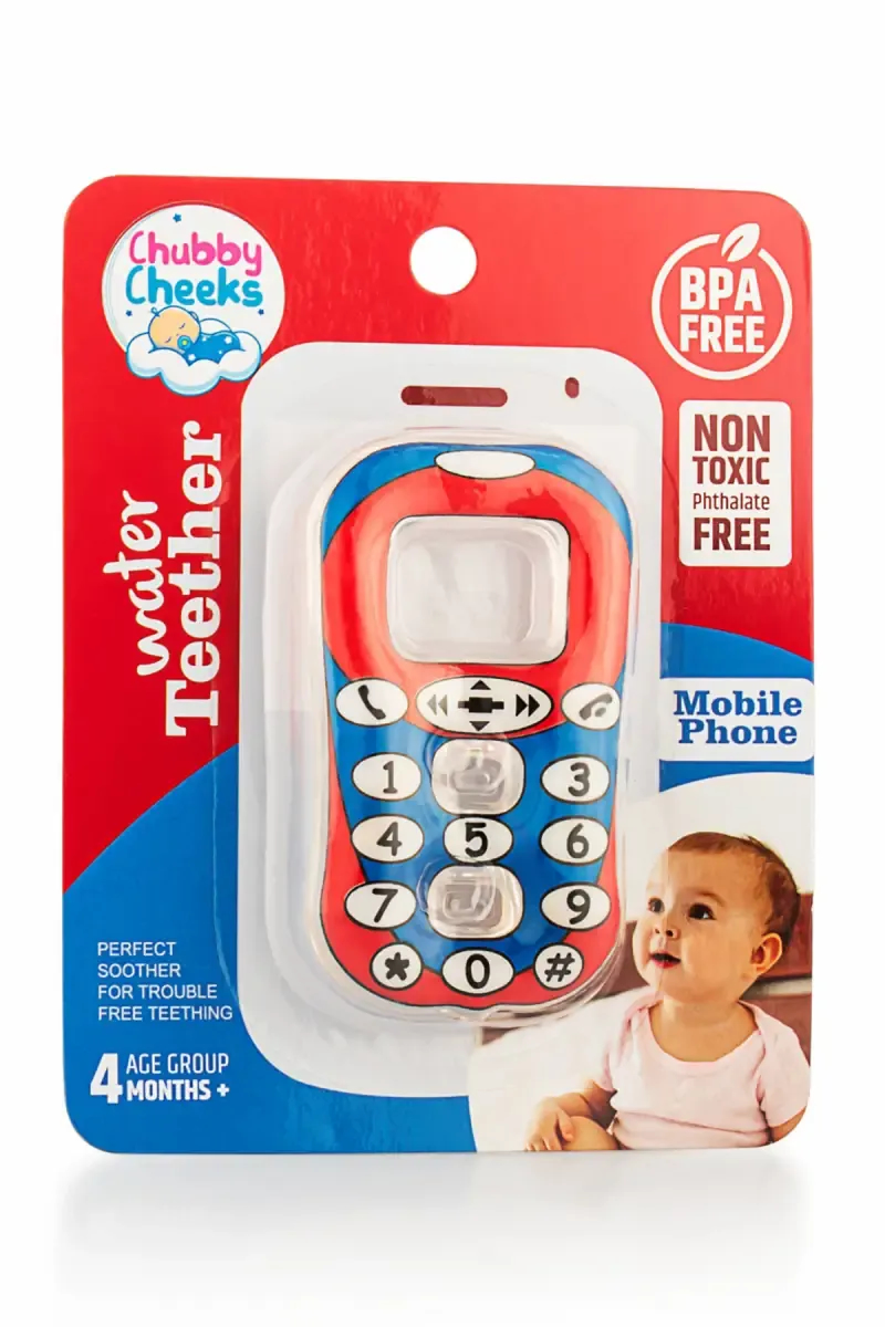Sunny Chubby Cheeks Mobile Shaped Water Teether for Babies