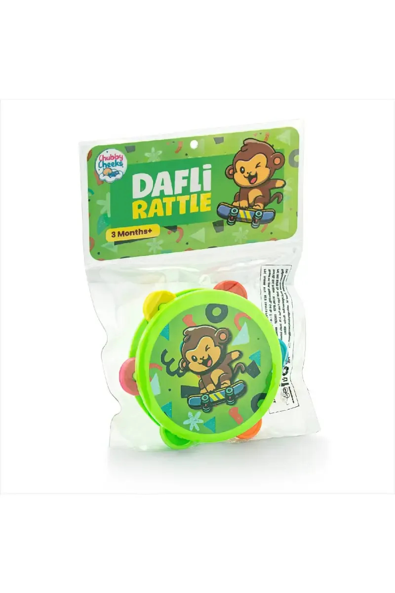 Sunny Dafli Rattle For Kids (Green) - Pack of 1 
