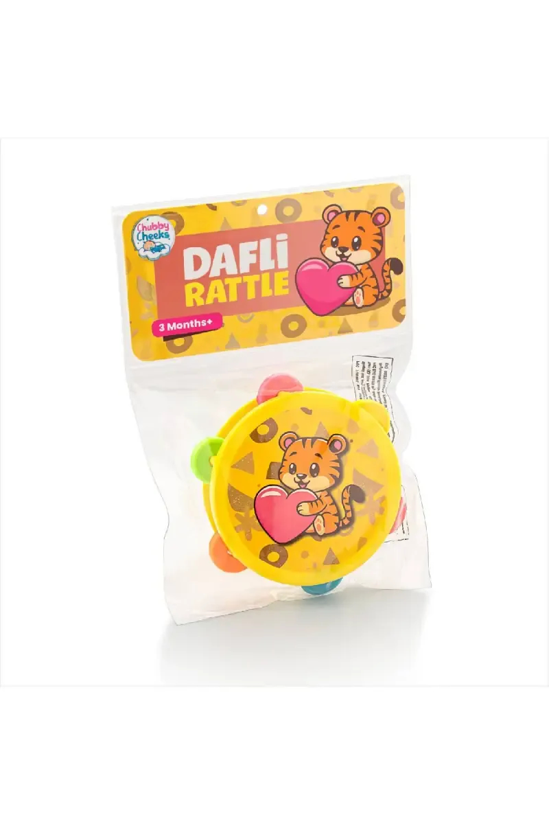 Sunny Dafli Rattle For Kids (Yellow) - Pack of 1 